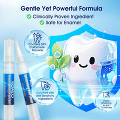 KOAEO 35% carbamide peroxide gel ready for fast whitening sessions.