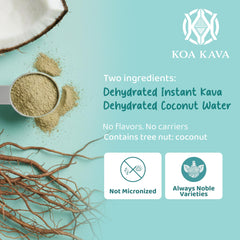 Close-up of Noble Fiji kava root for earthy, authentic sip