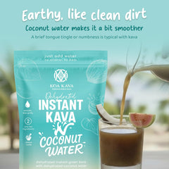 Not micronized kava grains highlighting real root texture with minimal grit