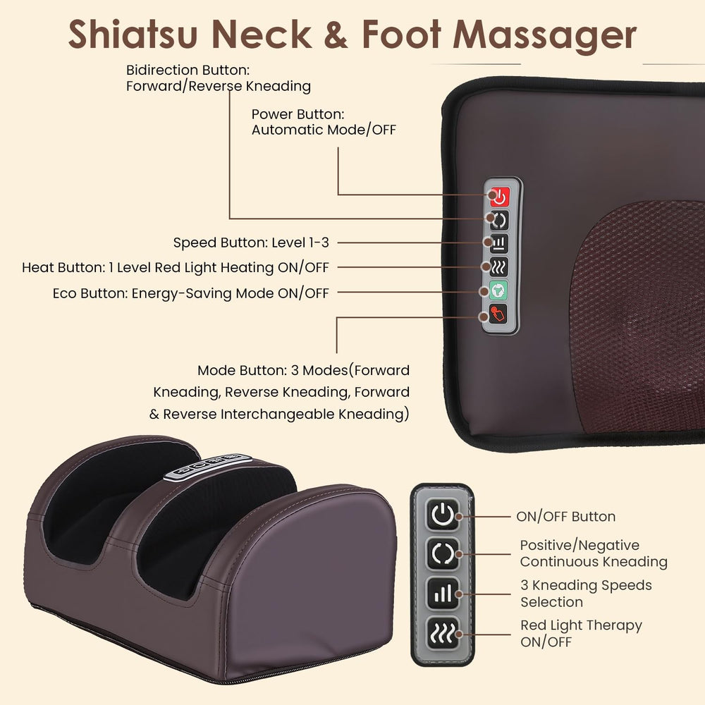 KOCASO foot massager attachment providing soothing relief for feet and calves