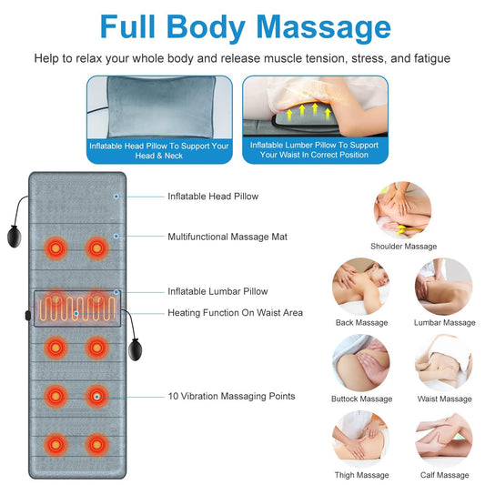 KOCASO 10-motor system delivers targeted back, waist, and leg massage