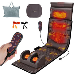 KOCASO full body massage mat with heat in action for home relaxation