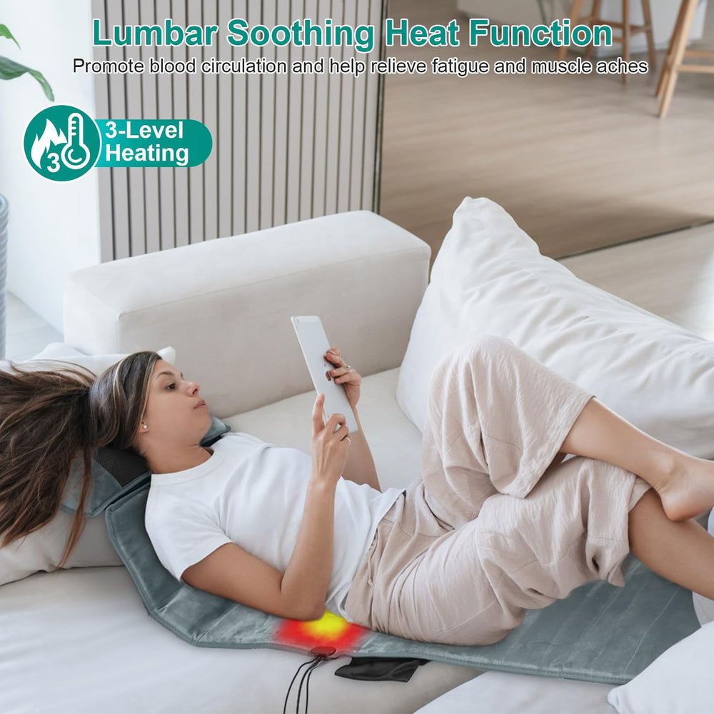 KOCASO lumbar heat therapy feature providing warmth and circulation support.