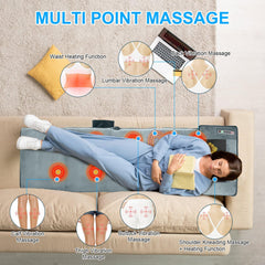 Kocaso neck pillow massage displaying 20-node kneading for neck comfort.