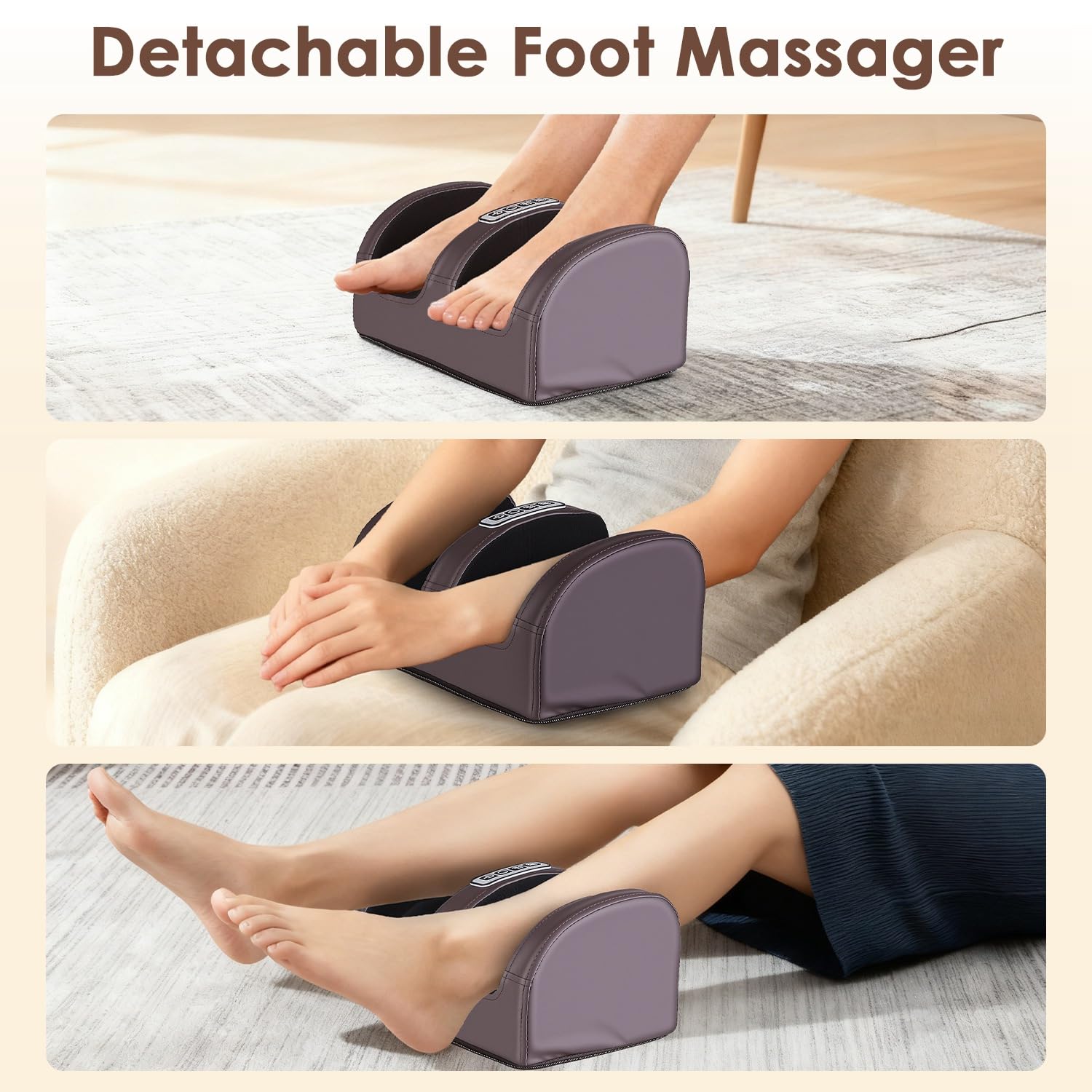 KOCASO detachable neck massager applying neck and shoulder relief