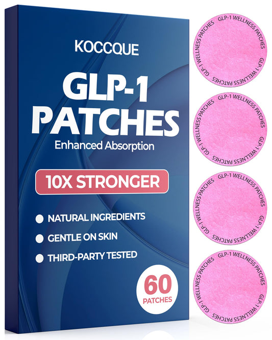 KOCCQUE GLP-1 patch applies gently on skin for all-day discreet support