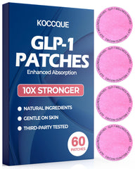 KOCCQUE GLP-1 patch applies gently on skin for all-day discreet support