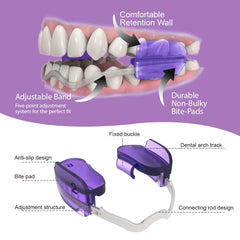 KOHEEL comfortable night guard designed to fit lower teeth for sleeping comfort