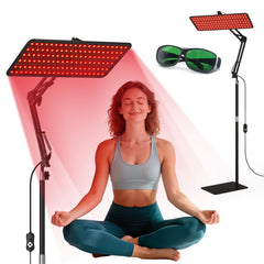 KOITHE red light therapy panel for face and body at home, supporting skin care and recovery.