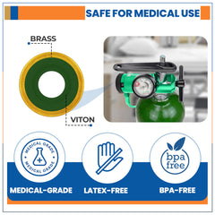 KOKAND leak-proof seal test image showing dependable O2 regulator sealing