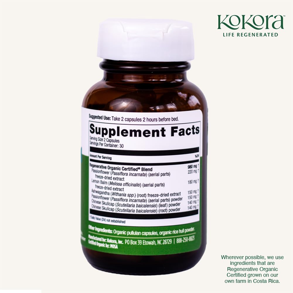 Kokora Regenerative Sleep on nightstand beside soft lighting