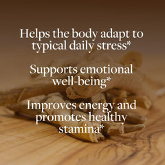 Holy Basil leaf image illustrates stress-relief-inspired plant extract