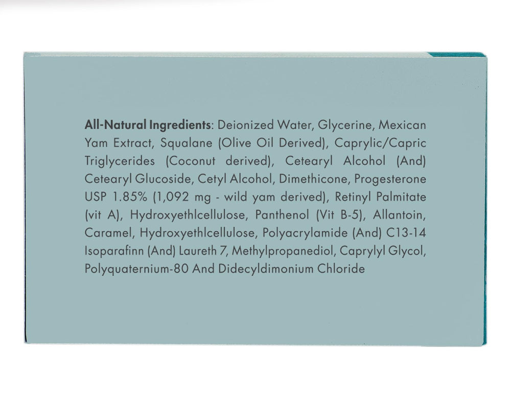 Kokoro Balance Creme label confirms no phytoestrogens and allergen-free ingredients.
