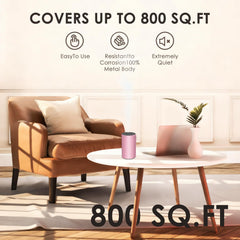 KONCHILE pink battery-powered mini diffuser offers in-pocket convenience.