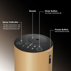 KONCHILE portable diffuser runs on battery for cordless scenting anywhere