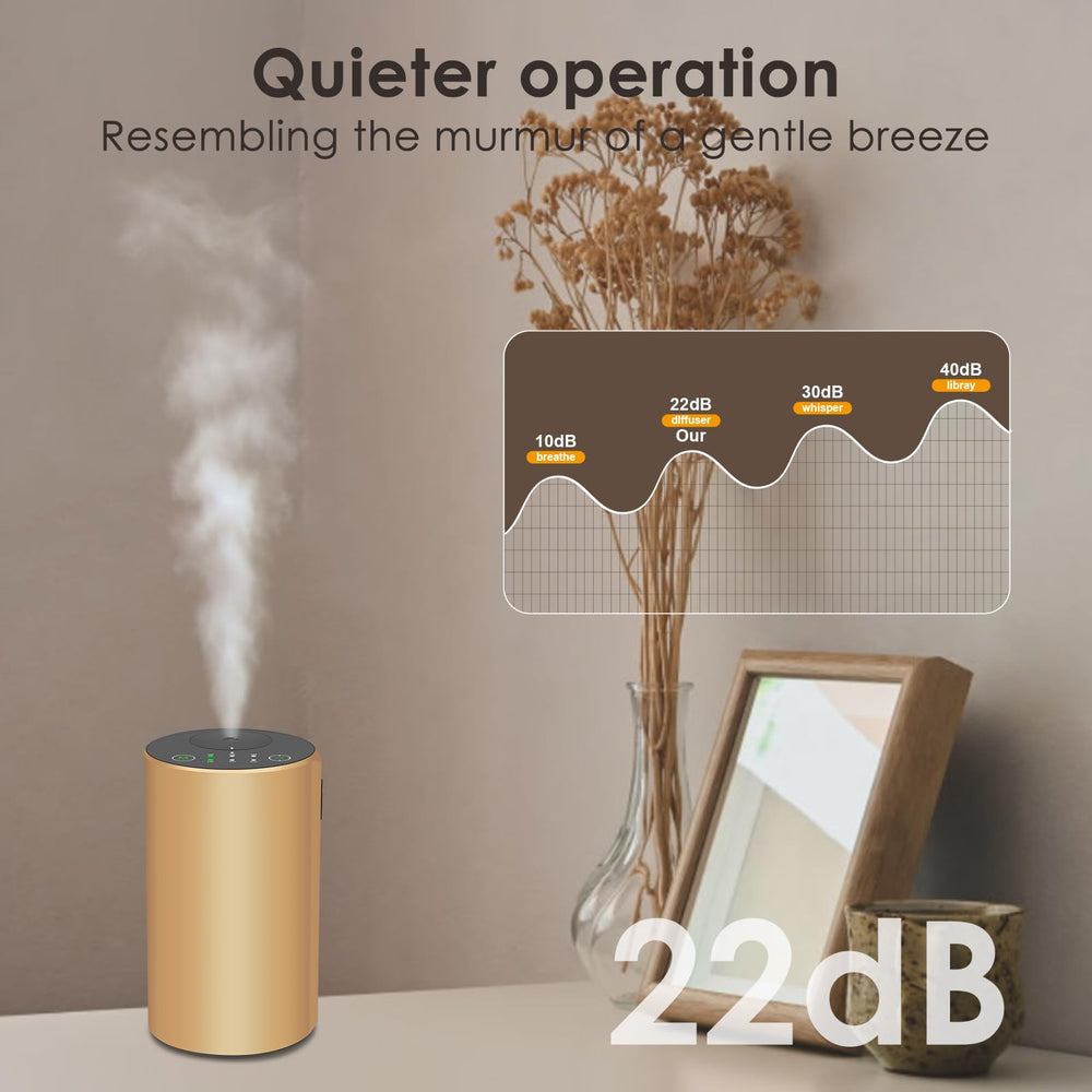 KONCHILE on-desk diffuser enhances workspace with calm ambiance