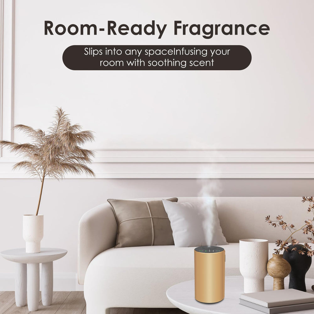 KONCHILE easy-refill nozzle accepts standard essential oil bottles