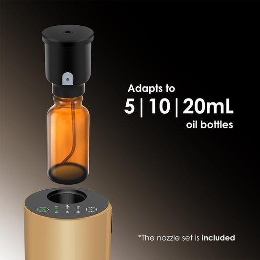 KONCHILE diffuser with 7 LED colors creates ambient mood lighting