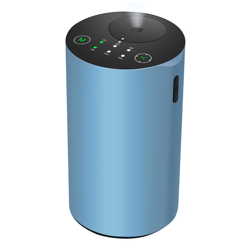 KONCHILE waterless diffuser nano mist blue for pure aroma at home and office