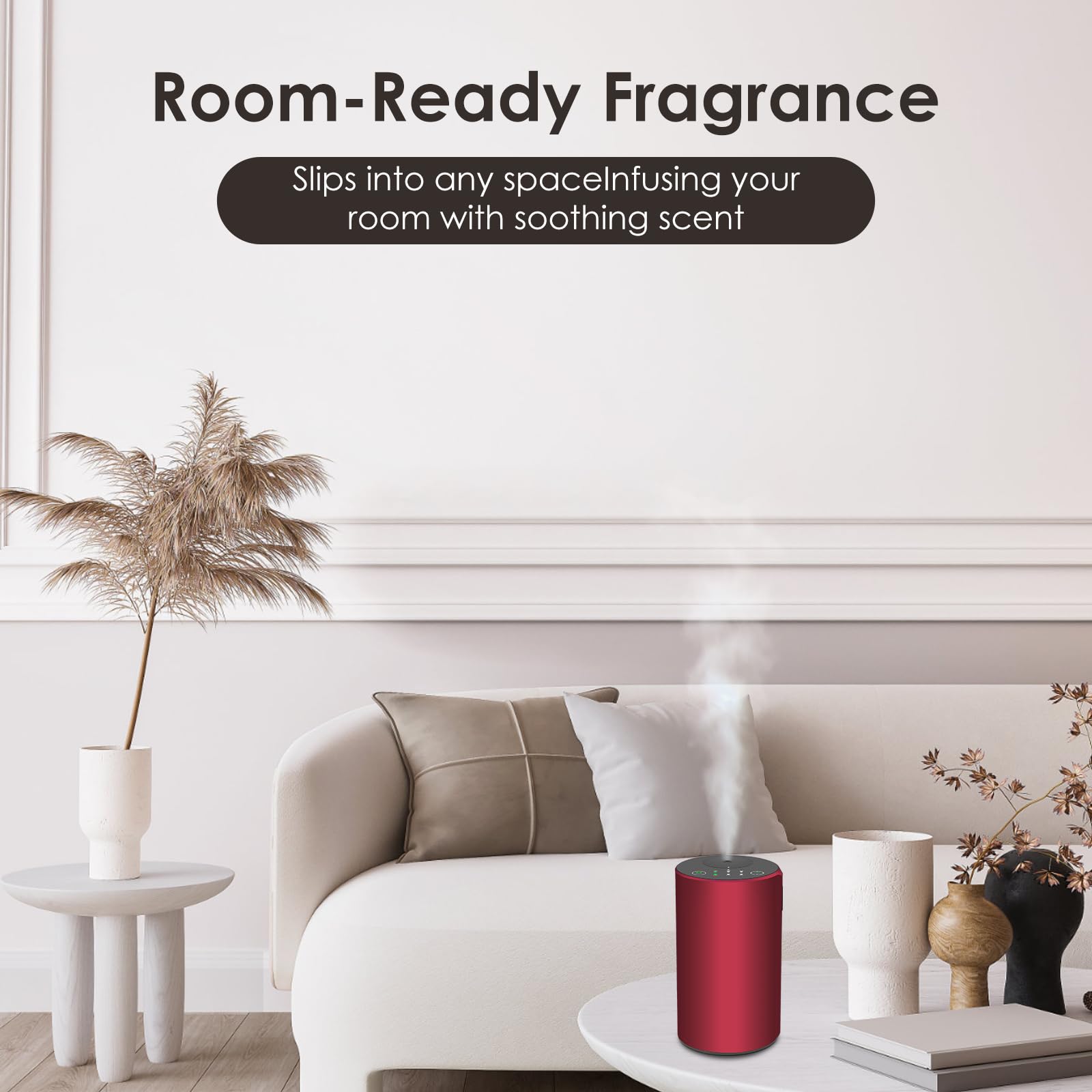 KONCHILE waterless diffuser with 1-year warranty and reliable support.