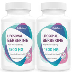 KoNefancy Liposomal Berberine bottle pour for easy daily dosing and consistency
