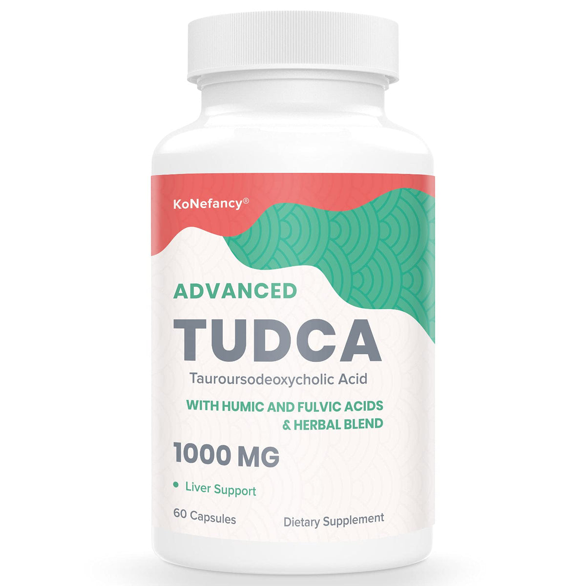 KoNefancy TUDCA liver supplements bottle for daily support and digestion