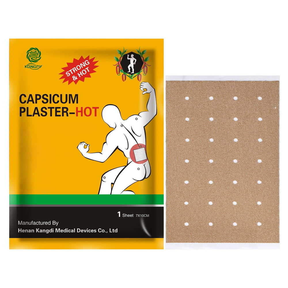 KONGDY Capsaicin Patch 100-count packaging shows bulk supply for home use.