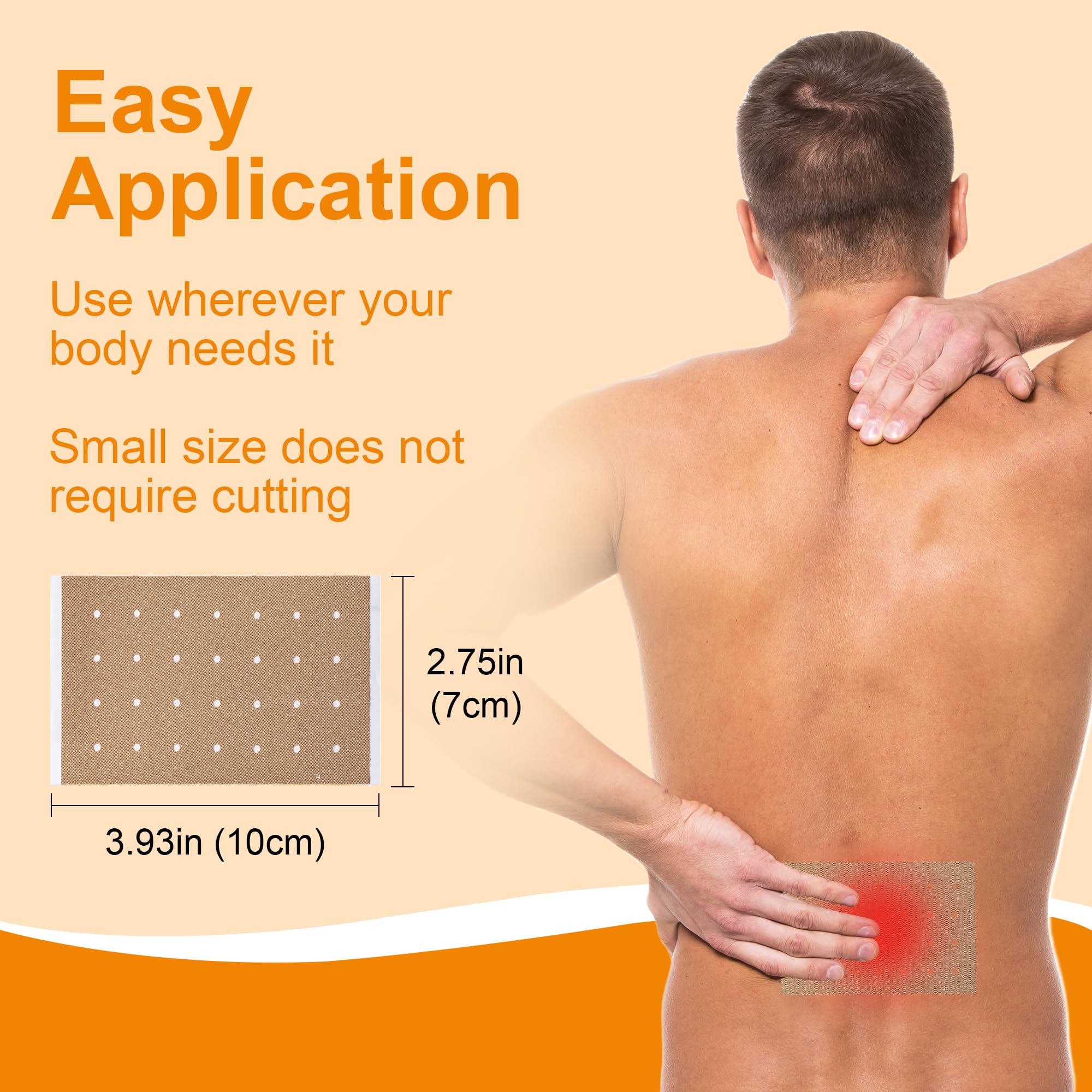 KONGDY patch closeup highlights ingredients and breathable design for comfortable wear.