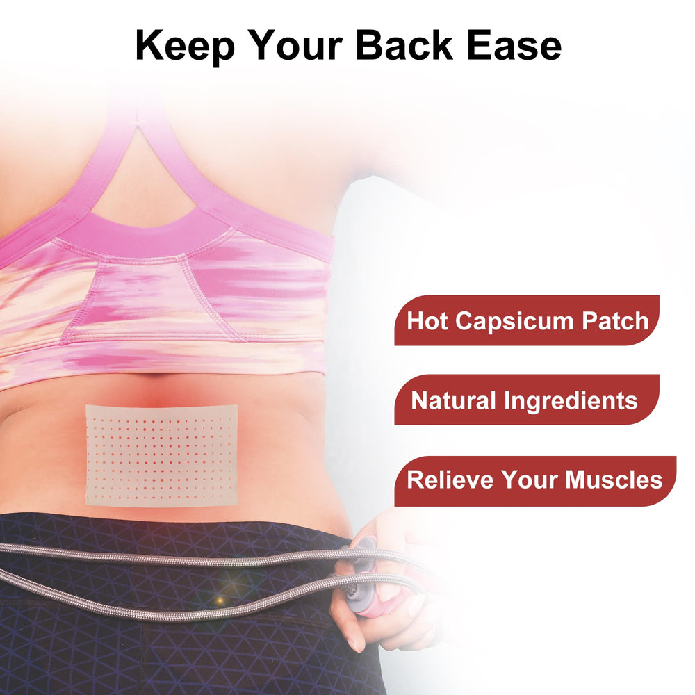 KONGDY patch applied to shoulder for targeted coverage and ease