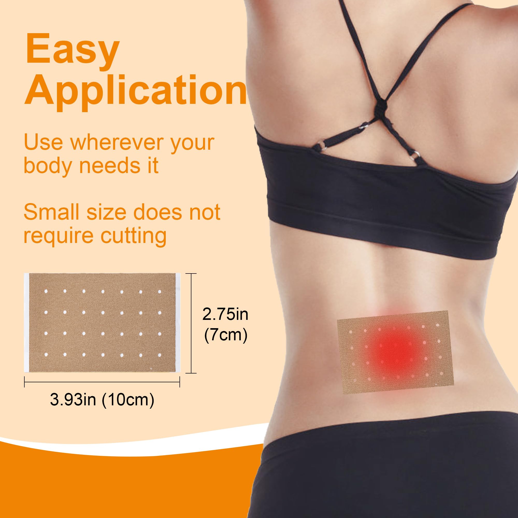 Applying the KONGDY patch to the shoulder demonstrates comfortable wear