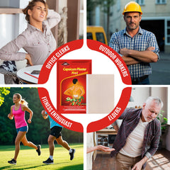 KONGDY Capsaicin Patches applied to forearm during daily activities