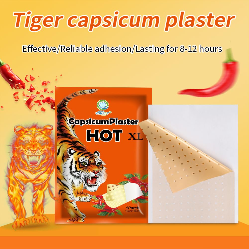 KONGDY tiger patch on shoulder area, for daily comfort during work or workouts