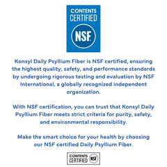 Konsyl 540g packaging emphasizes value and ready-to-use daily fiber