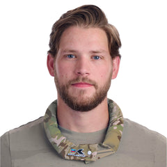 KOOLGATOR evaporative neck wrap in Scorpio camo for outdoor cooling