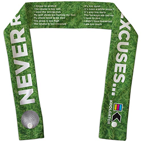KOOLGATOR neck wrap close-up reveals polymer beads that hold water for cooling