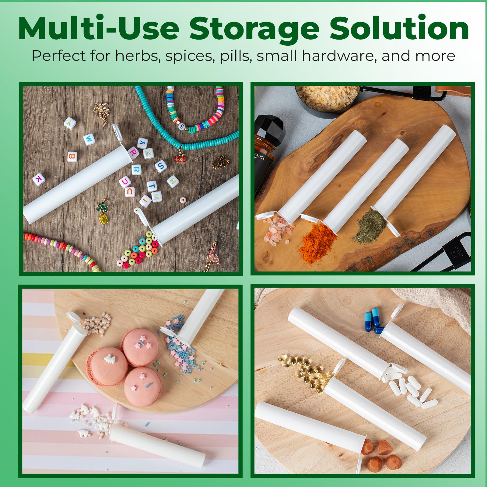 Kopperko BPA-free plastic adds durability for pills and herbs.