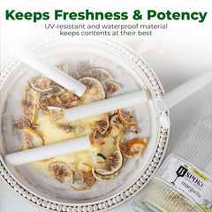 Kopperko mini storage tube is ideal for travel, gym, or kitchen spice use.