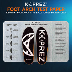 Koprez insoles promote improved posture and comfort through everyday activity.