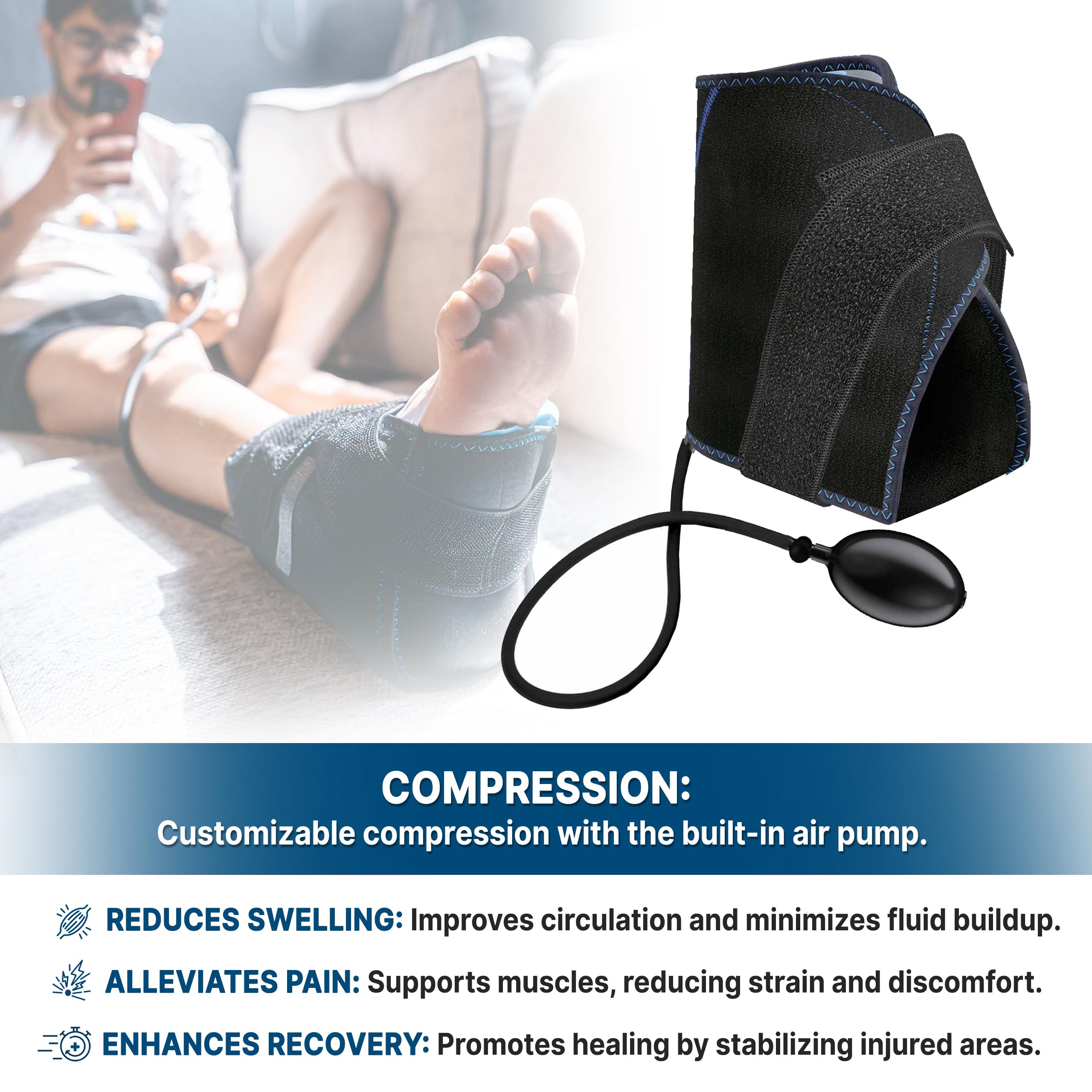 Koprez Foot CryoPump ideal for athletes needing faster foot and ankle recovery