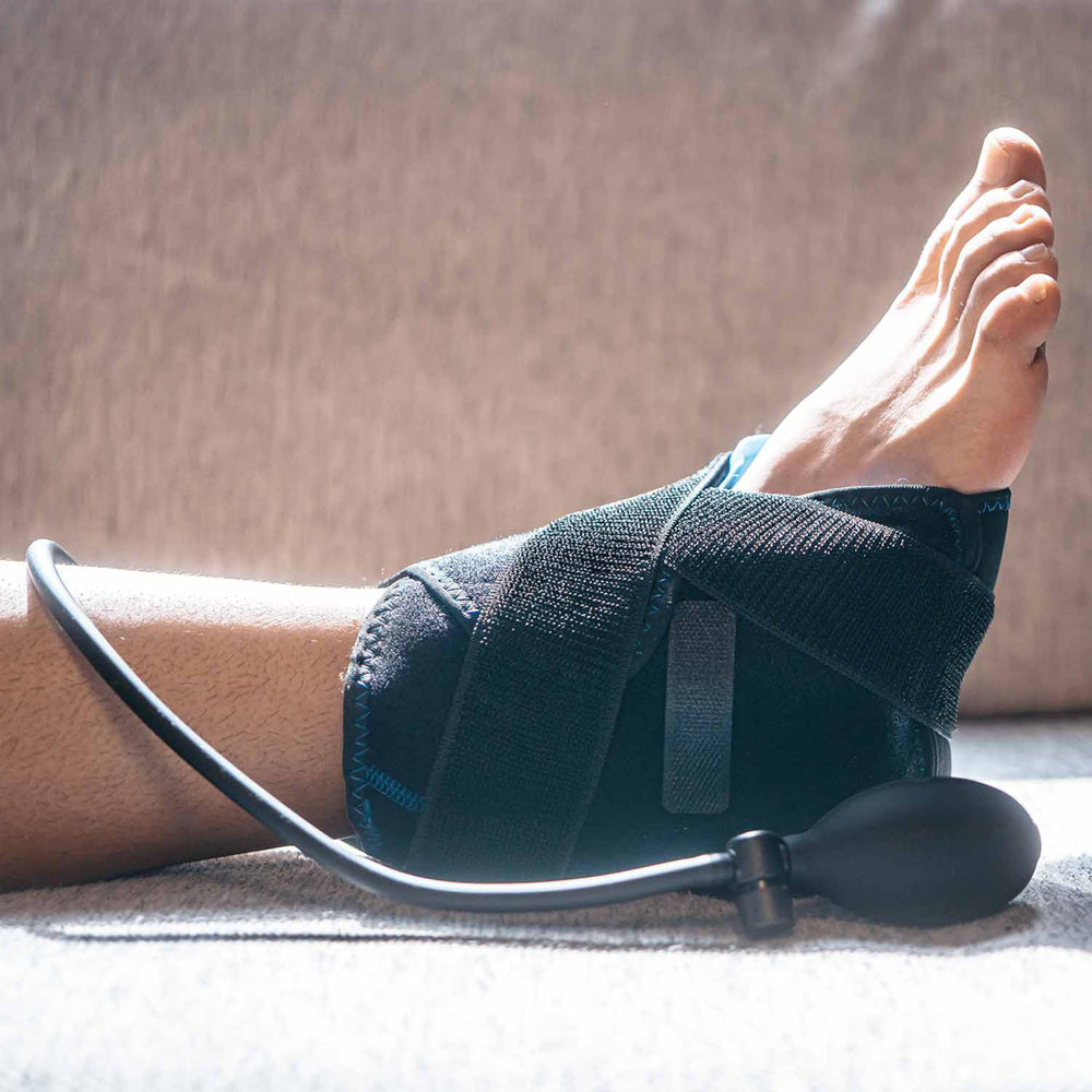 Koprez Foot CryoPump moisture-wicking fabric keeps skin dry during workouts