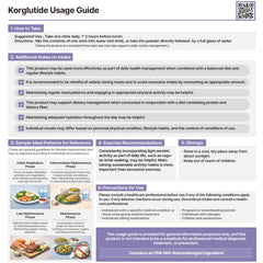 Korglutide travel pack sticks, convenient on the go for mindful portions.