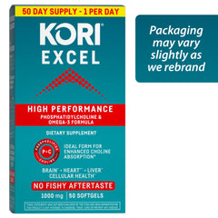 Kori Krill Excel astaxanthin highlight indicating natural antioxidant content.