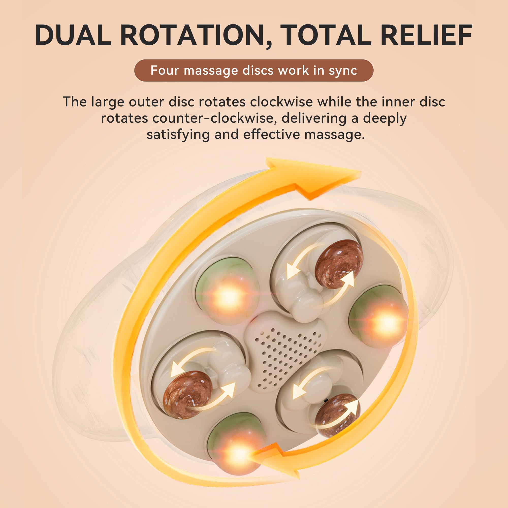 KOSTAK red-light heat therapy warms the abdomen for soothing comfort during sessions.