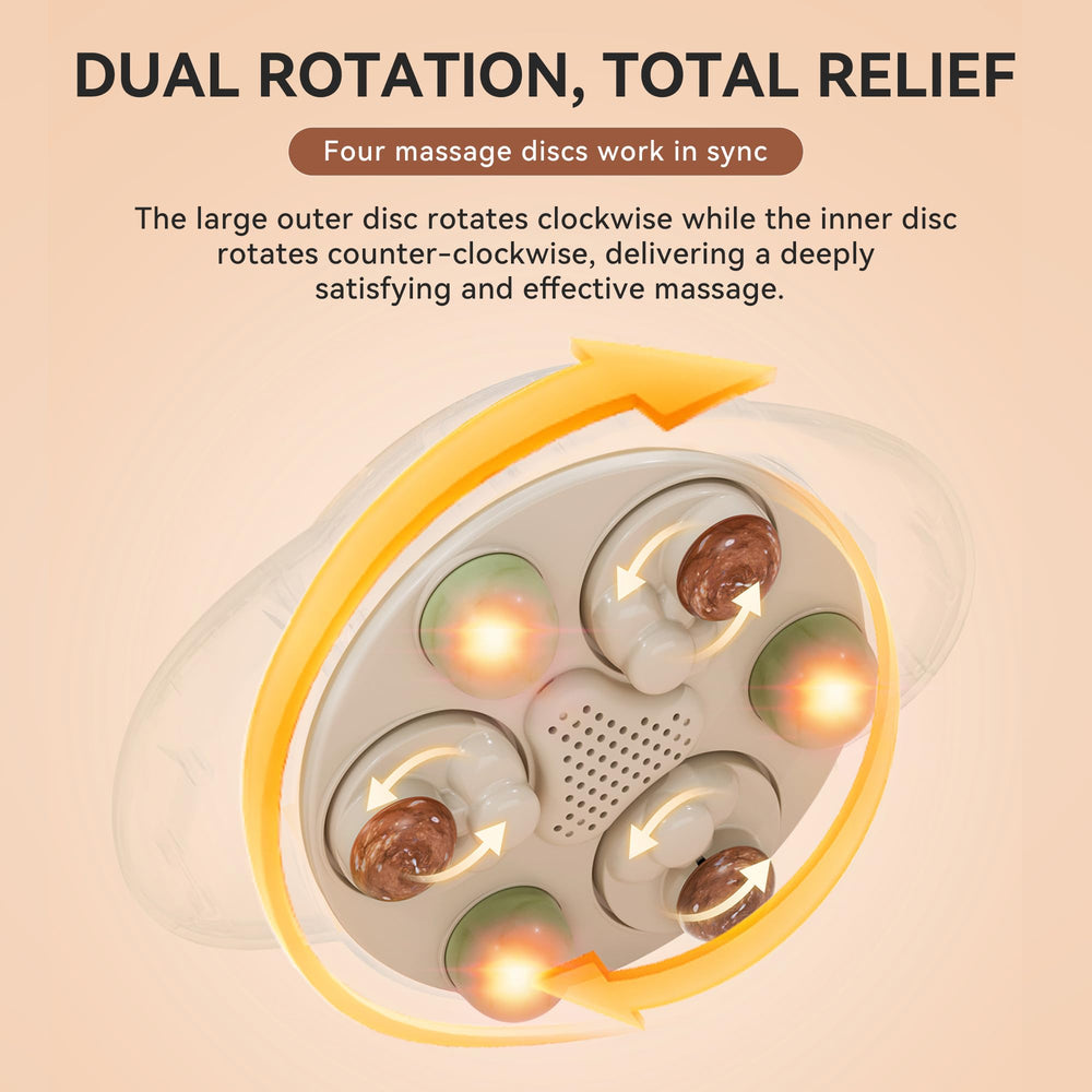 KOSTAK red-light heat therapy warms the abdomen for soothing comfort during sessions.