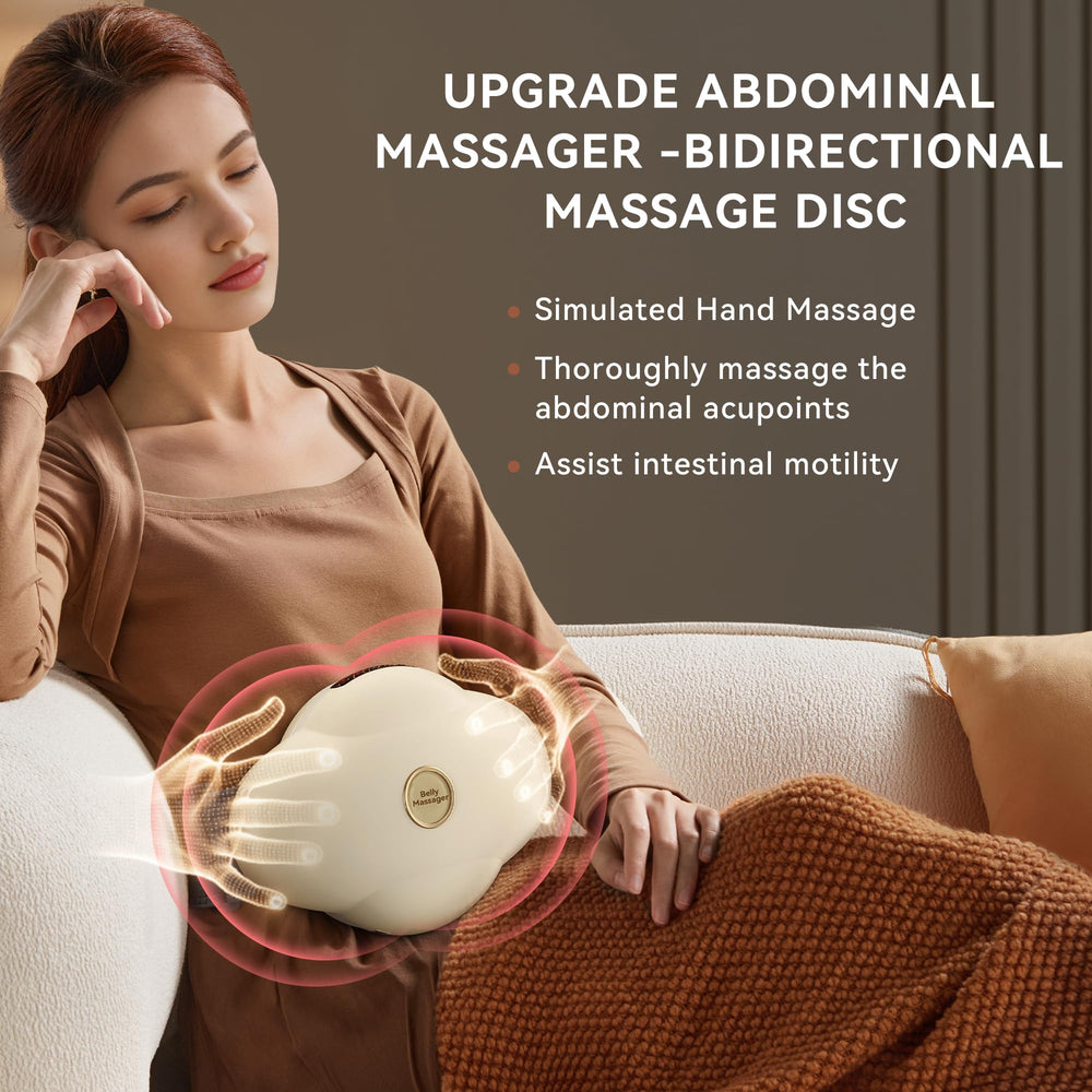KOSTAK massager wireless design for cordless use and on-the-go abdominal therapy.