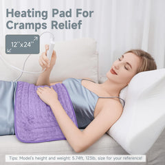 KOT heating pad wraps around neck and shoulders for flexible warmth.