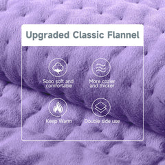 KOT soft flannel fabric delivers plush, comforting touch.