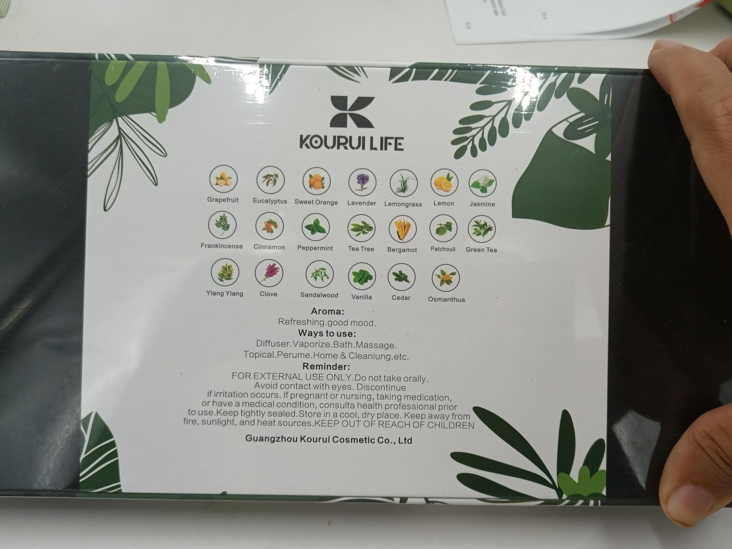 KOURUILIFE long-lasting aroma bottle, keeps scent in rooms