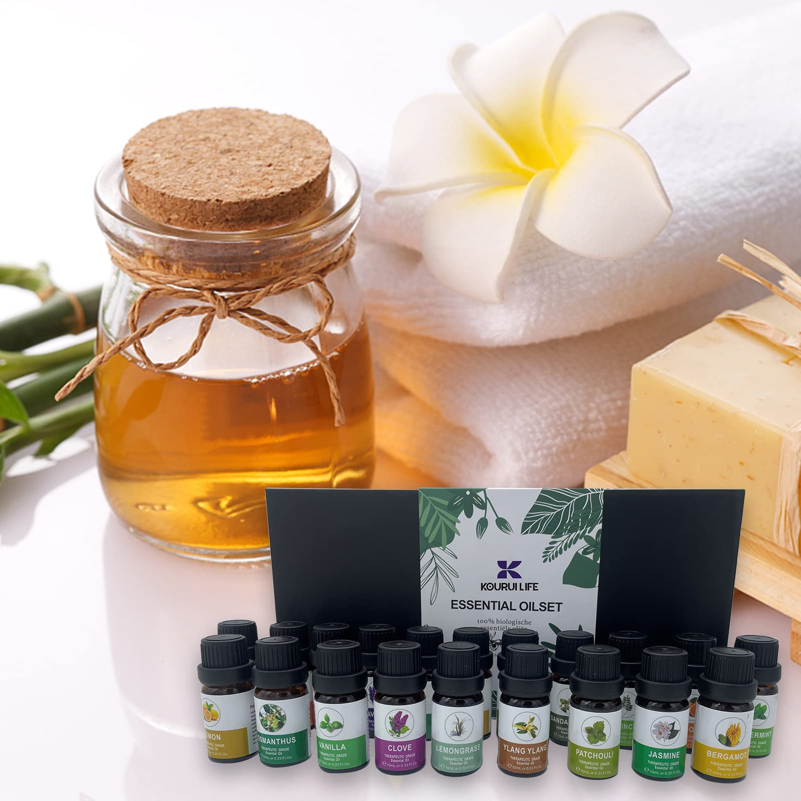 KOURUILIFE oils for candle making, scented blends for DIY projects
