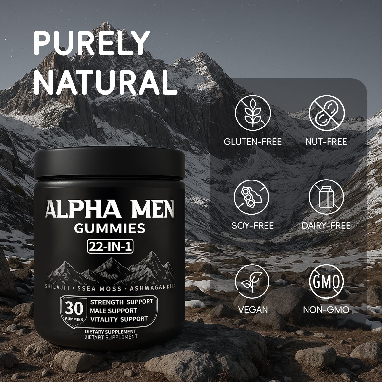 KOVGOCY Alpha Gummies Manuka honey jar visual